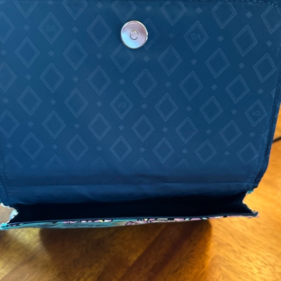 NWT Vera Bradley RIFD 3-in-1 Crossbody Wristlet Bag ~ PEACOCK GARDEN 🦚 - Picture 10 of 12